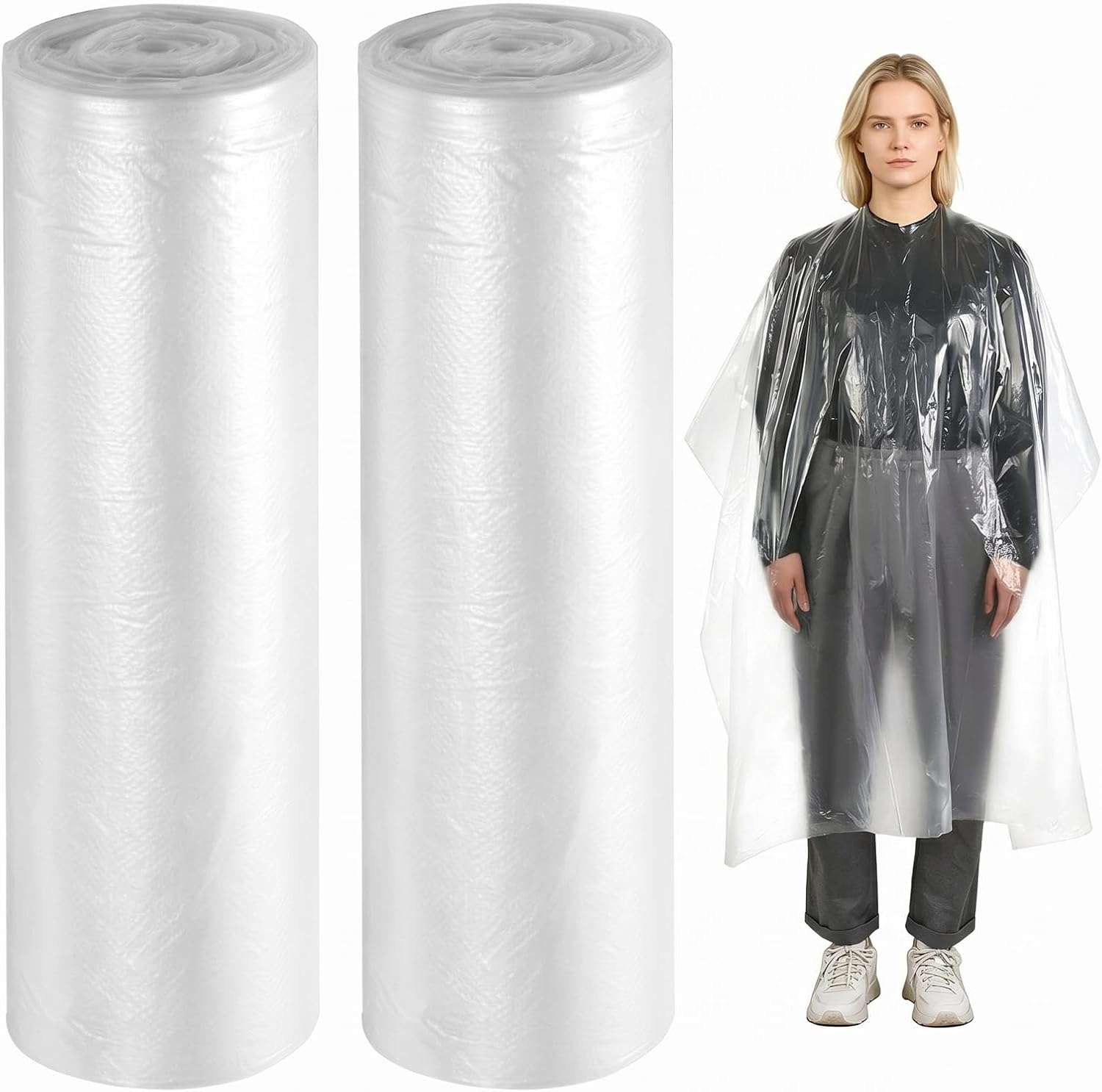 100 Pcs capa desechable impermeable 59x47 pulgadas para barbería