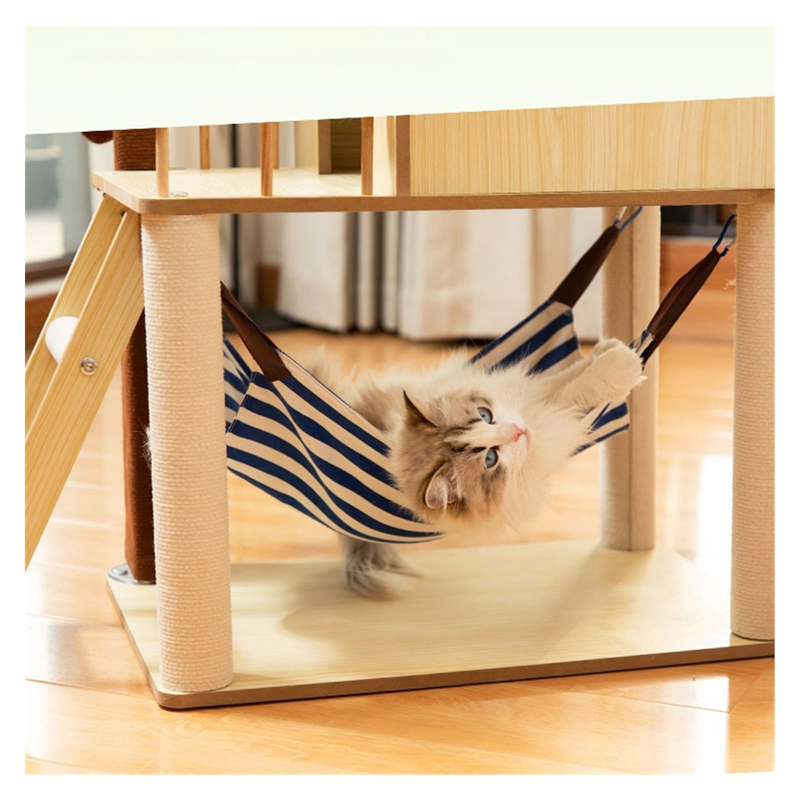 villa per gatti Struttura da arrampicata for gatti, lettiera for, albero for, gratta e vinci in sisal Per interni