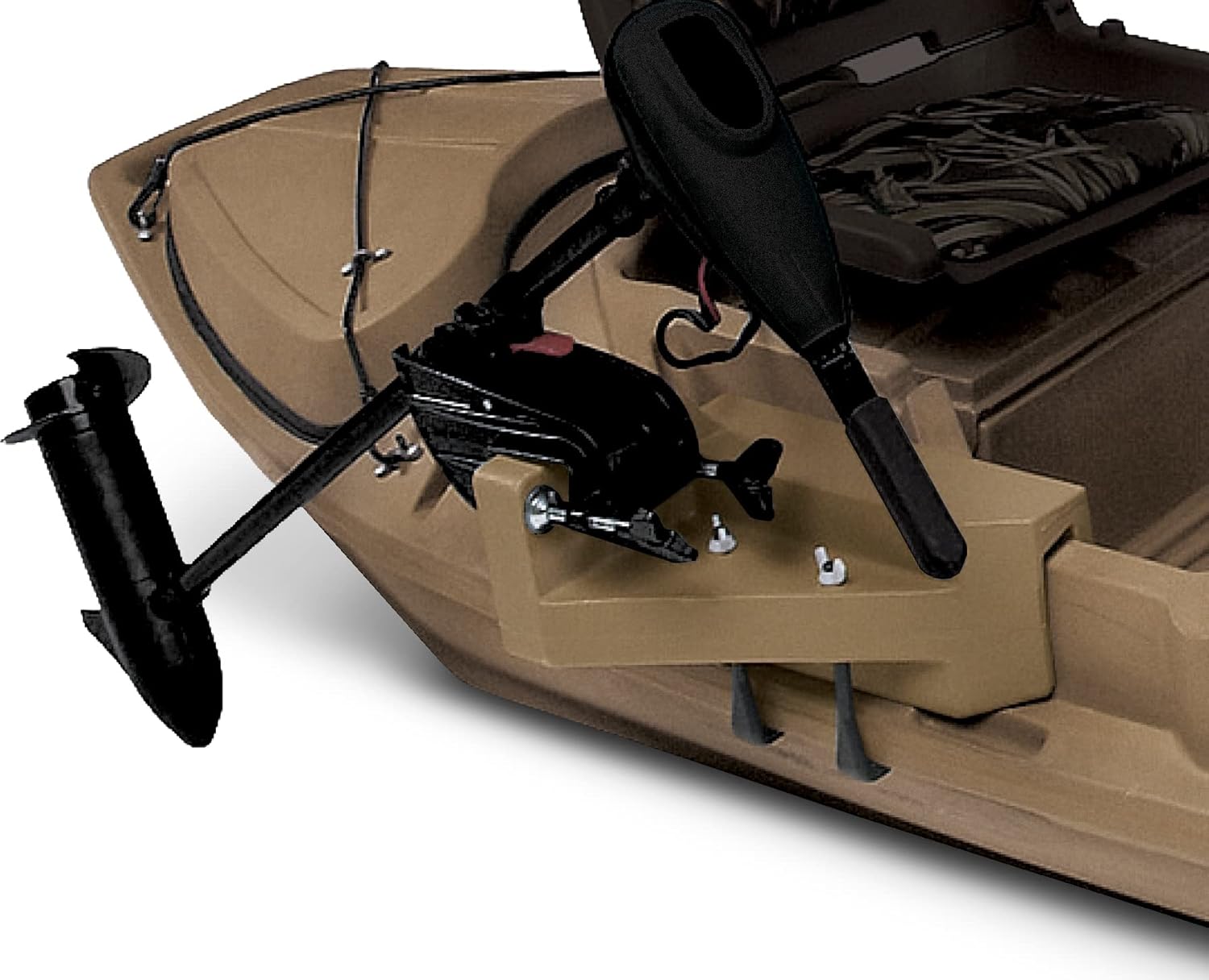 Beavertail 2000 Series Stealth Motor Mount, Marsh Brown