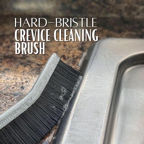Miniatura 2 de 3 cepillos de limpieza para limpieza - Cepillo de limpieza - Limpiador de lechada - Cepillo de limpieza de hendiduras - Cepillo limpiador de ducha -