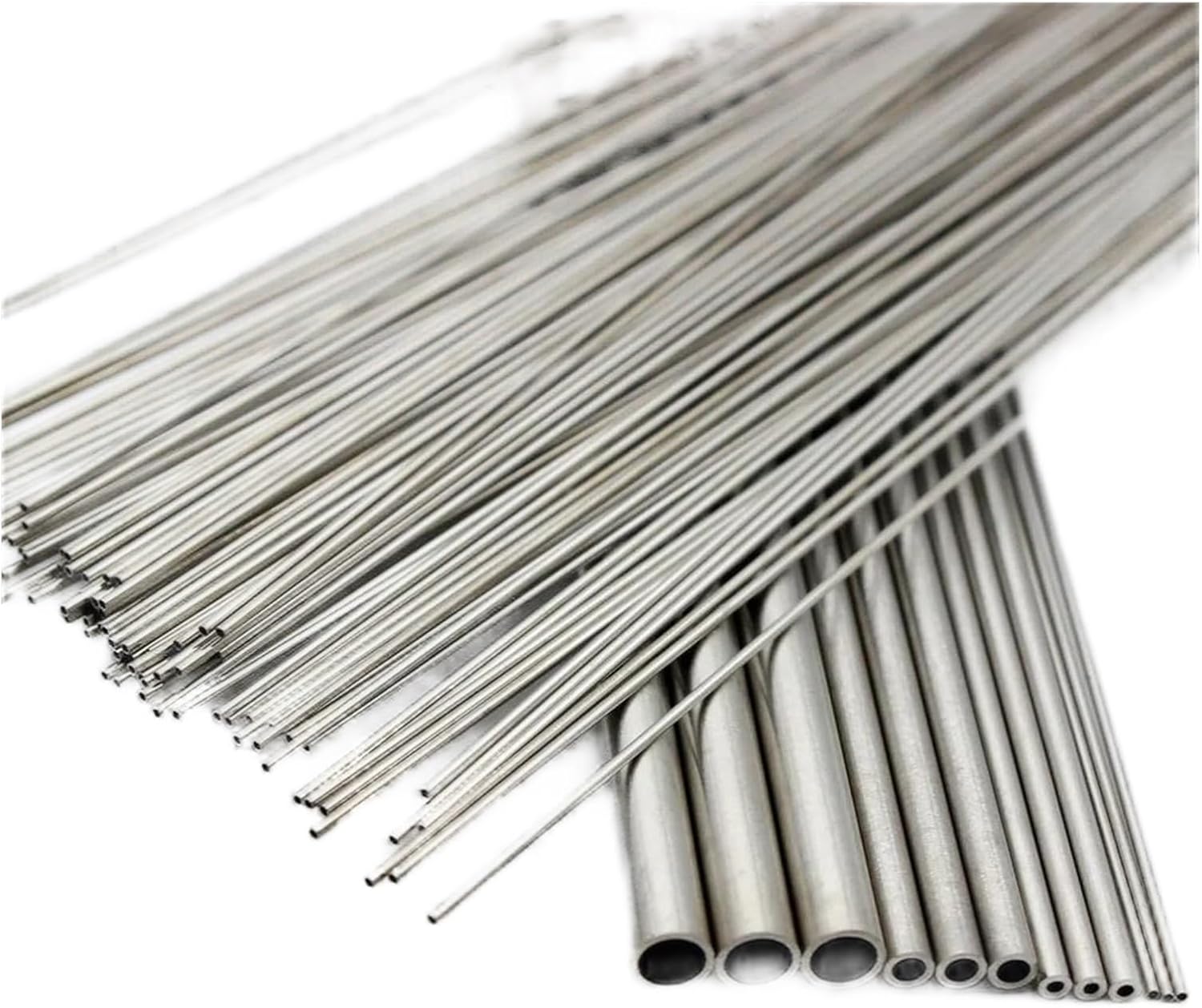 304 Stainless Steel Seamless Capillary Tube, 2mm OD X 300mm Length, 3-Pack(OD2mm x ID0.8mm)