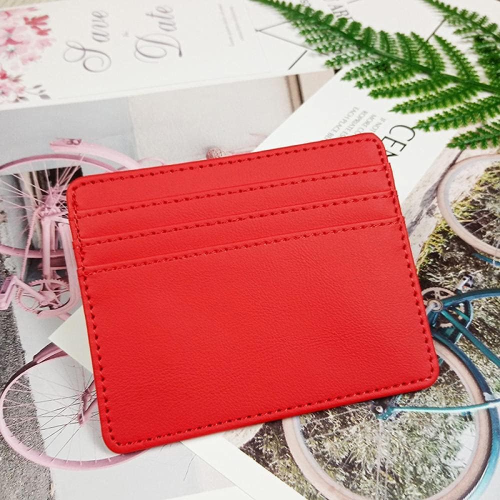 Ultra-thin No Zipper Card Holder Mini Simple Credit Card ID Card Holder Gift Men and Women wallet(Khaki)