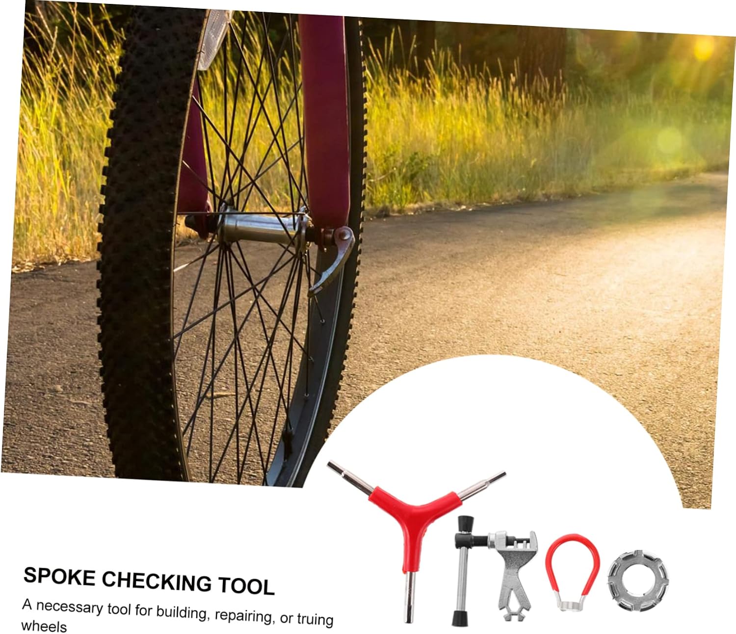 1set Wrenches for Bicycle Repair Chrome Steel Mini Tool for Compatible Nipples Essential Bike Accessory