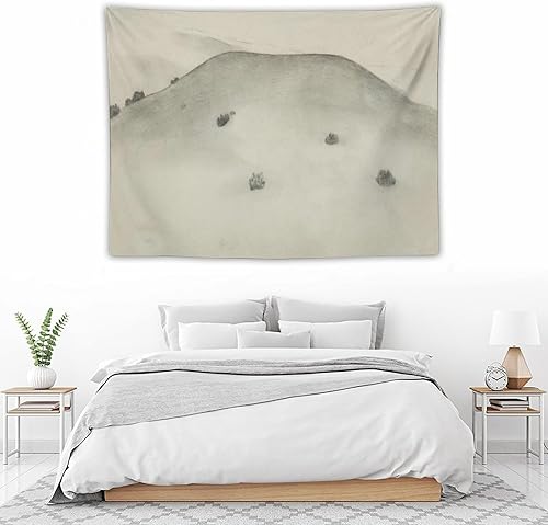 Miniatura 5 de YWVWY Georgia Okeeffe Painting Prints HILL - ALCALDE II 1929 Wall Art Tapestry Gifts Bedroom Prints Home Decor Hanging Picture Painting Tapestries