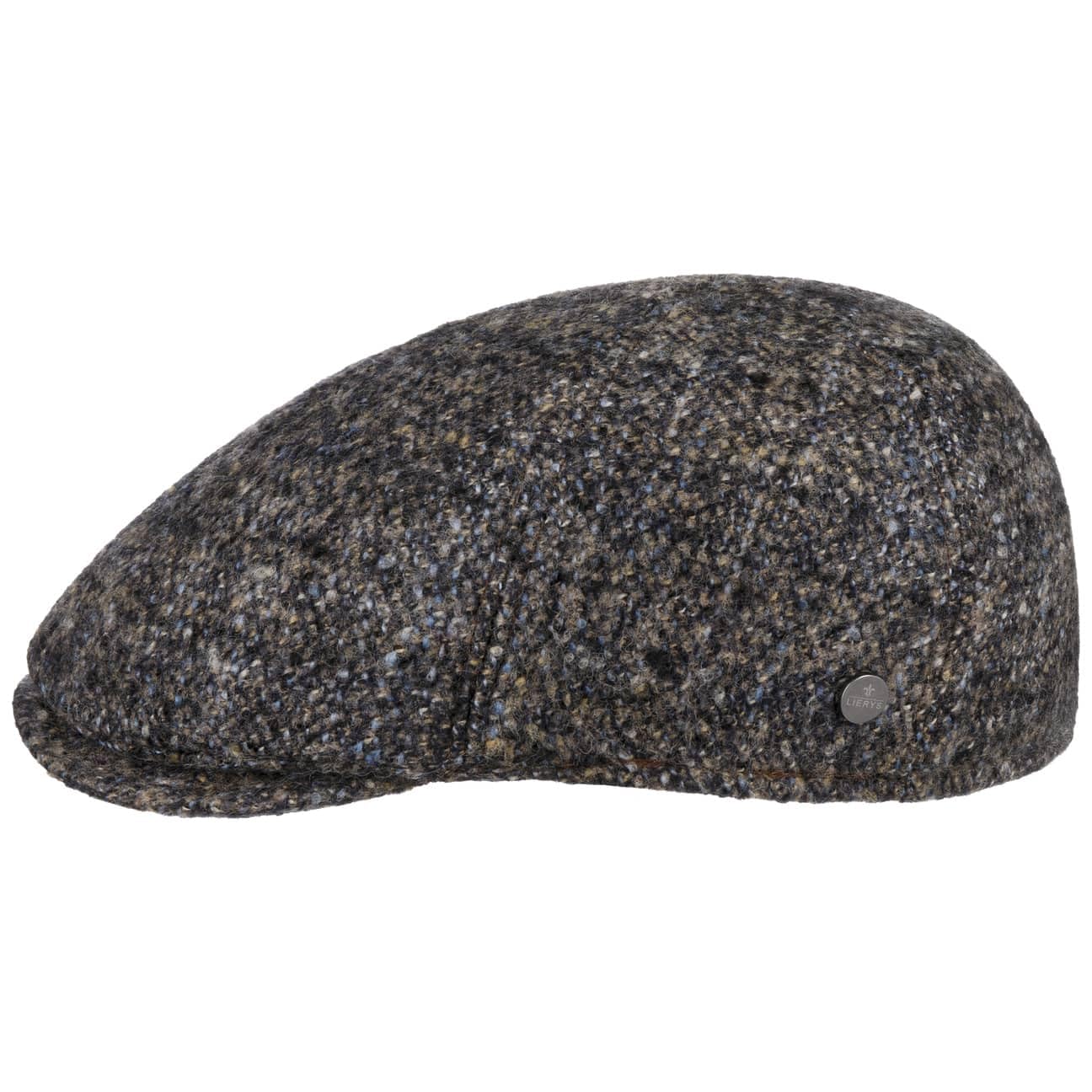Lierys Volker Wool Flat Cap Men Grey 6 7/8