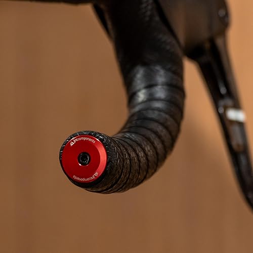 Miniatura 6 de JRC Components Tapones de aluminio para manillar  Paquete de 2 tapas de manillar de bicicleta premium para bicicletas de montaña y carretera