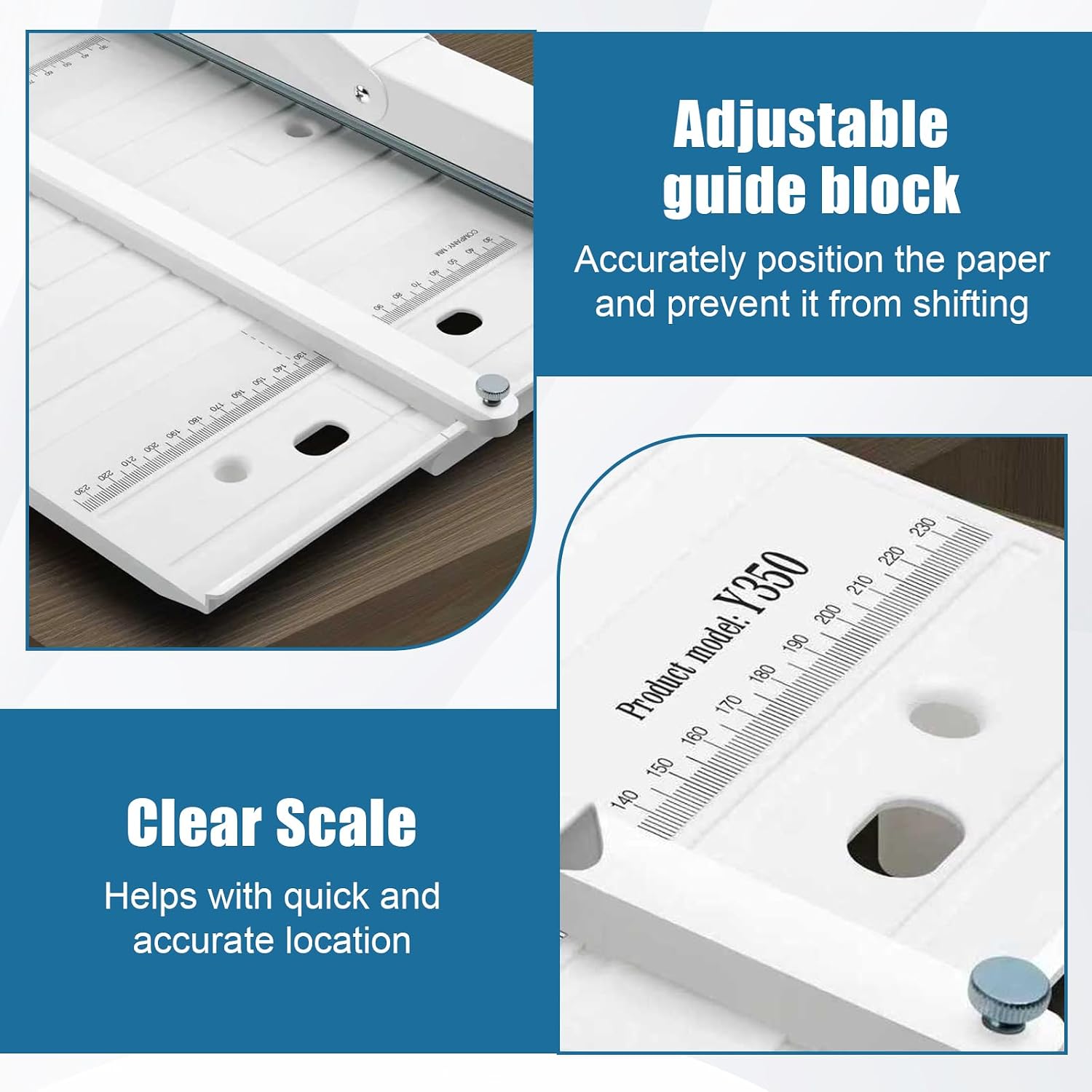 Foldable Manual Creasing Machine, 13.78" Creasing Machine with Extended Positioning Block, Up to 300gsm, Home Manual Creaser for DIY Invitations Greeting Cards, Covers.