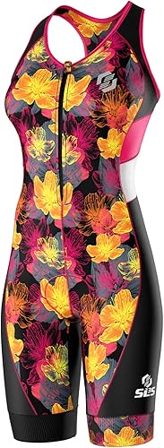 Miniatura 24 de SLS3 Trajes de triatlón para mujer - Traje de triatlón de una pieza para mujer - Traje de triatlón profesional para mujer - Trisuit premium