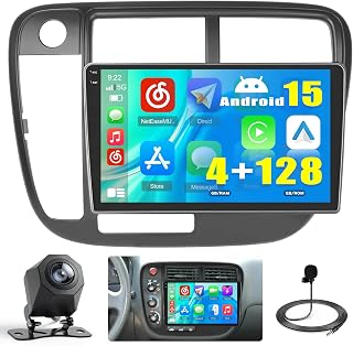 【4+128G】 for Honda Civic 1996 1997 1998 1999 2000 2001 Android Car Stereo