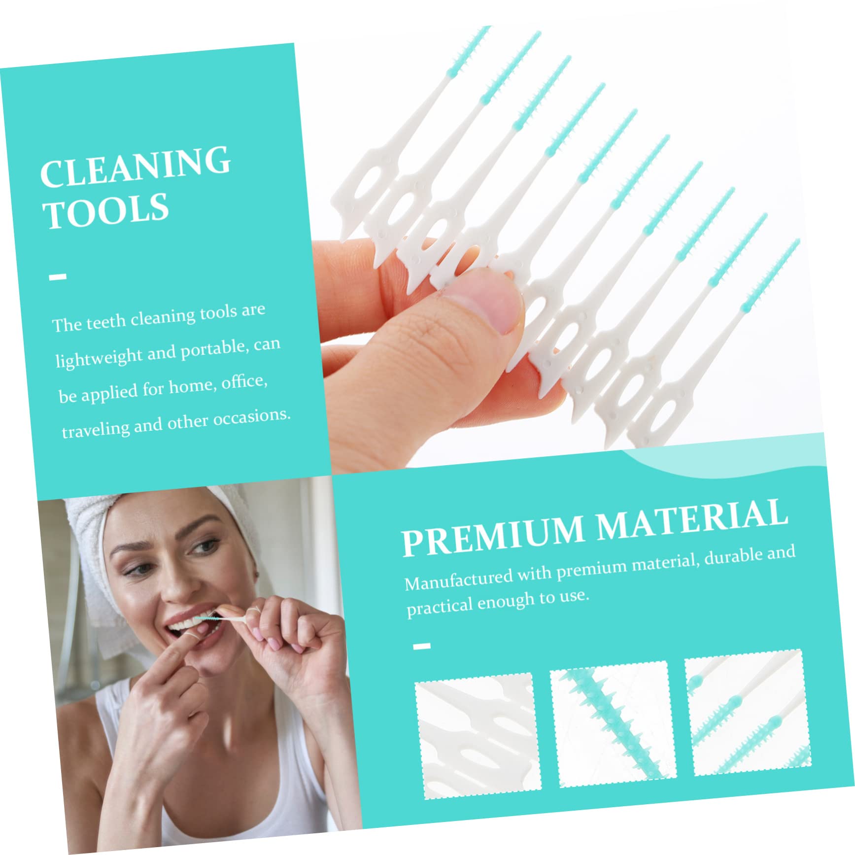 400 Pezzi Spazzolino Per Gomma Spazzolino Portatile Per La Pulizia Dei Denti Per Stuzzicadenti Strumenti Per La Pulizia Dei Denti Stuzzicadenti