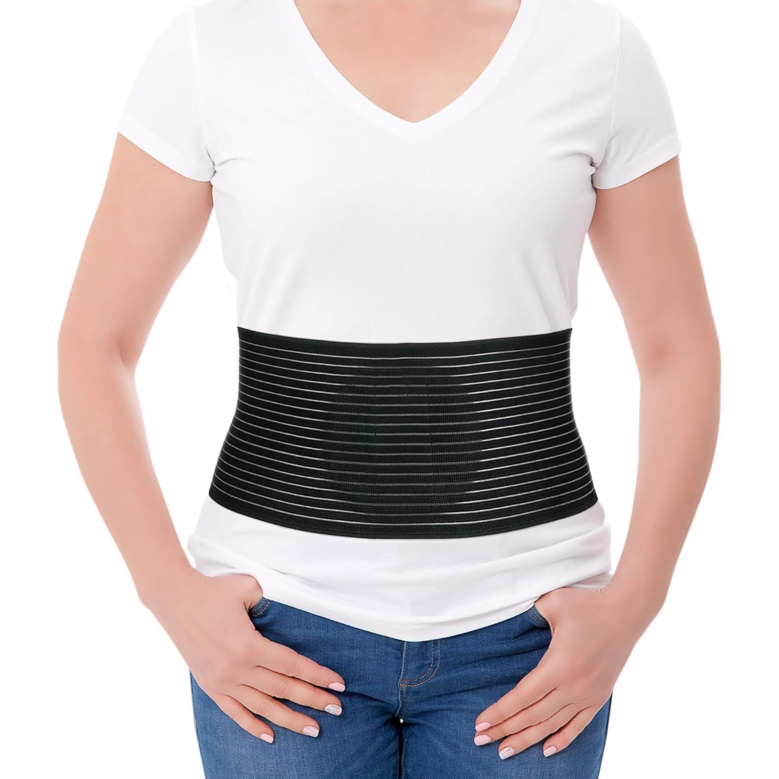 Cintura per Ernia Ombelicale, Cintura Addominale, Cinture per Ernia Ombelicale per Uomo E Donna, Cintura di Supporto(86cm)