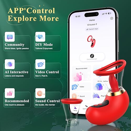 Miniatura 6 de Vibrador Juguetes Sexuales para Adultos para Mujeres - Vibrador de Succión Rosa 5 en 1 Juguete Sexual, 3 Succiones, 9 Lamidas de Lengua y Vibración