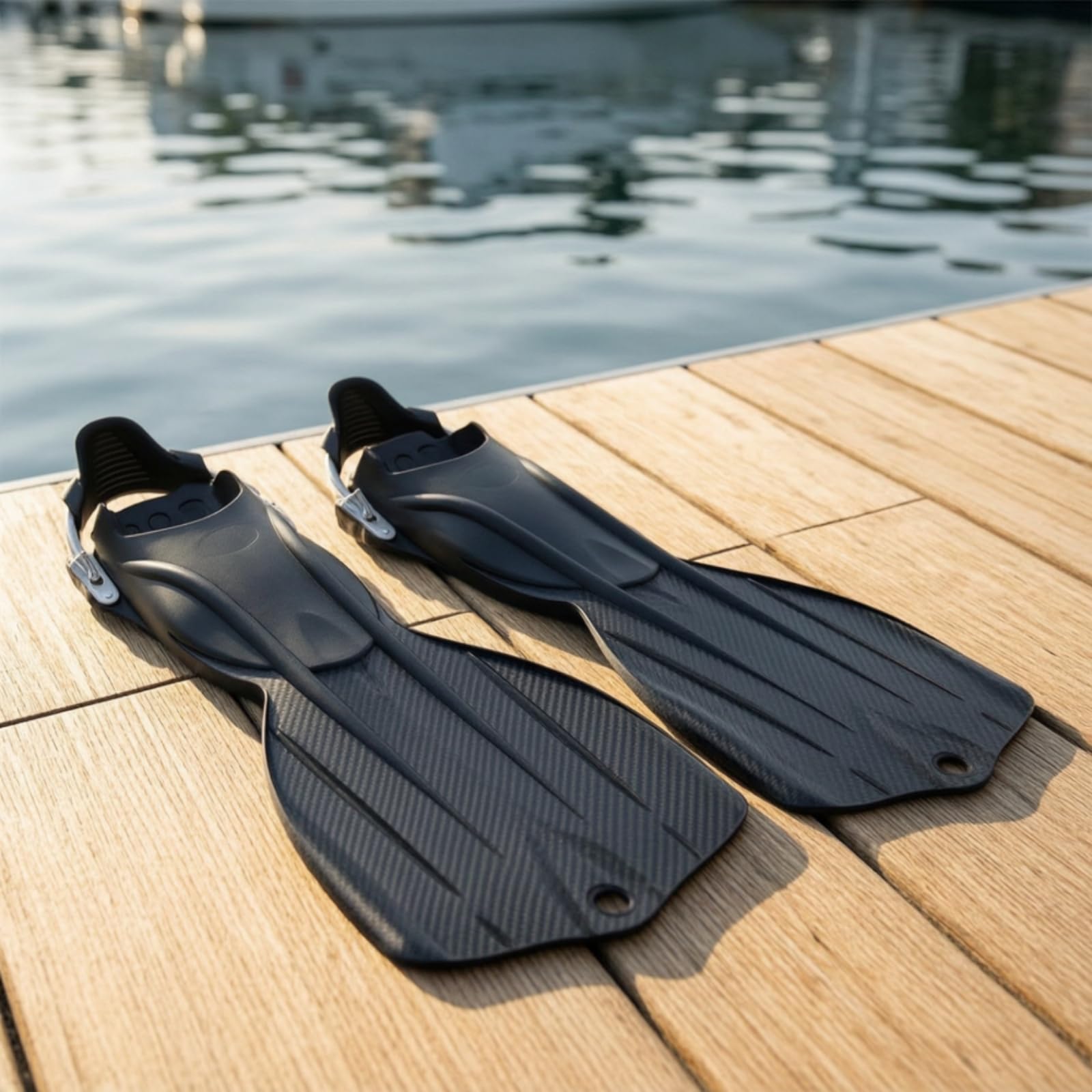 Qianly Pinna a Aperta Regolabili Pinna con Molla Medio-Lunghe per Diver, Immersioni Tecniche , Bianco , Piccola 35-38
