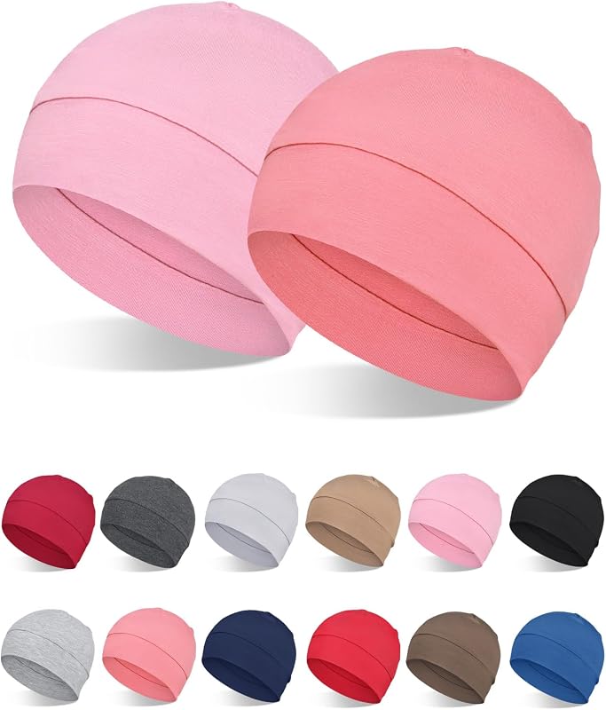 FocusCare Touca de Viscose para Adultos, Modelo Leve para Uso sob Capacete ou durante o Sono, Departamento Masculino