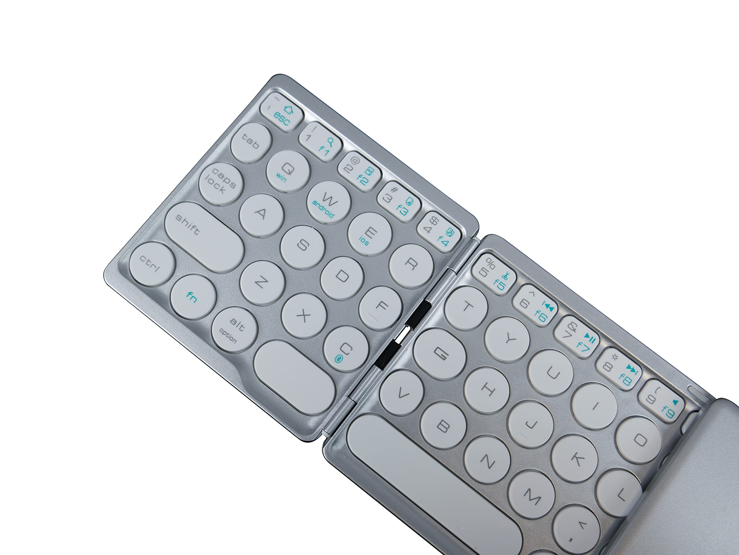 HDWR typerCLAW-BS120 Tastiera pieghevole Bluetooth con touchpad | Tastiera da viaggio per tablet, smartphone, laptop e PC, compatta, silenziosa