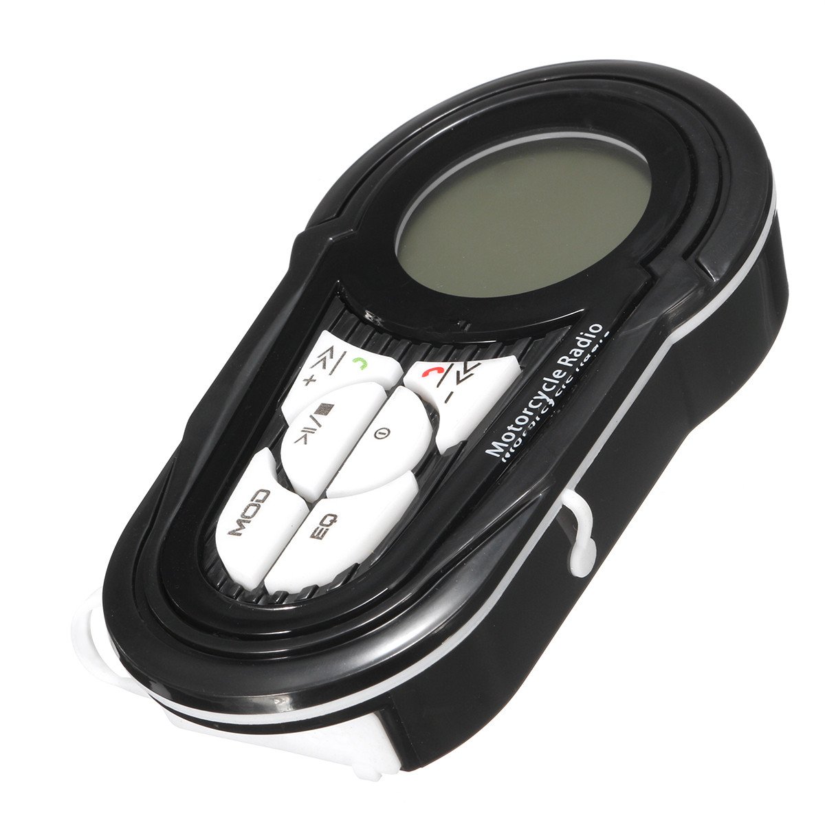 Motorcycle Mp3 Stereo System Altavoz con Amplificador FM con Función Bluetooth Waterproof-Black & Sliver