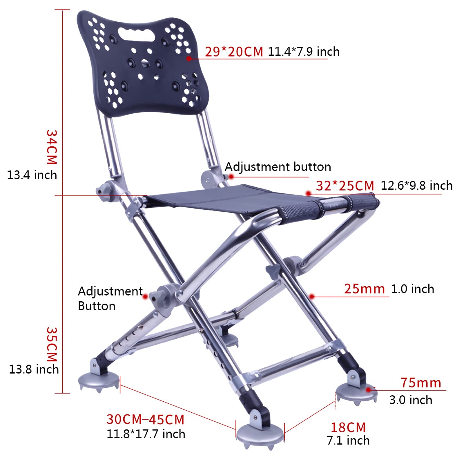 キャンプチェア Amazon.co.jp: キャンプチェア 調節可能なバックレッグと上昇可能な脚