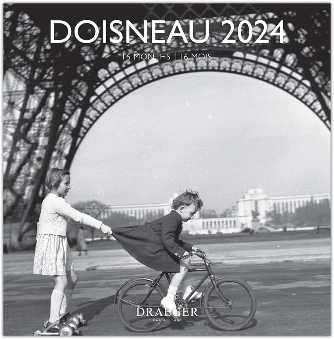 DRAEGER PARIS | Doisneau 2024 Large Wall Calendar Hanging 29 x 29 cm | 16 Months Sep-23 to Dec 24 | 7 Languages | Office Calendar, Home, Monthly | Decoration, Organization | FSC® Certified Paper DRAEGER PARIS | Doisneau 2024 Large Wall Calendar Hanging 29 x 29 cm | 16 Months Sep-23 to Dec 24 | 7 Languages | Office Calendar, Home, Monthly | Decoration, Organization | FSC® Certified Paper