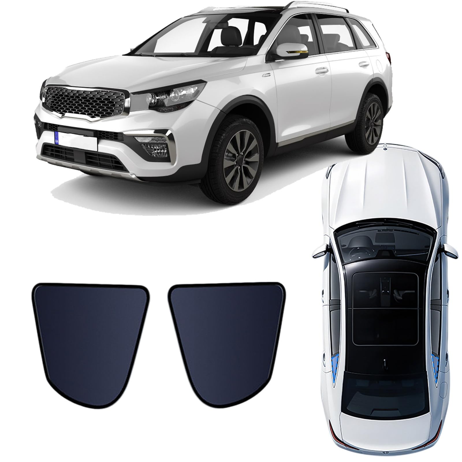 Pare soleil voiture interieur KIA KX7 protection contre chaleur et UV pliante