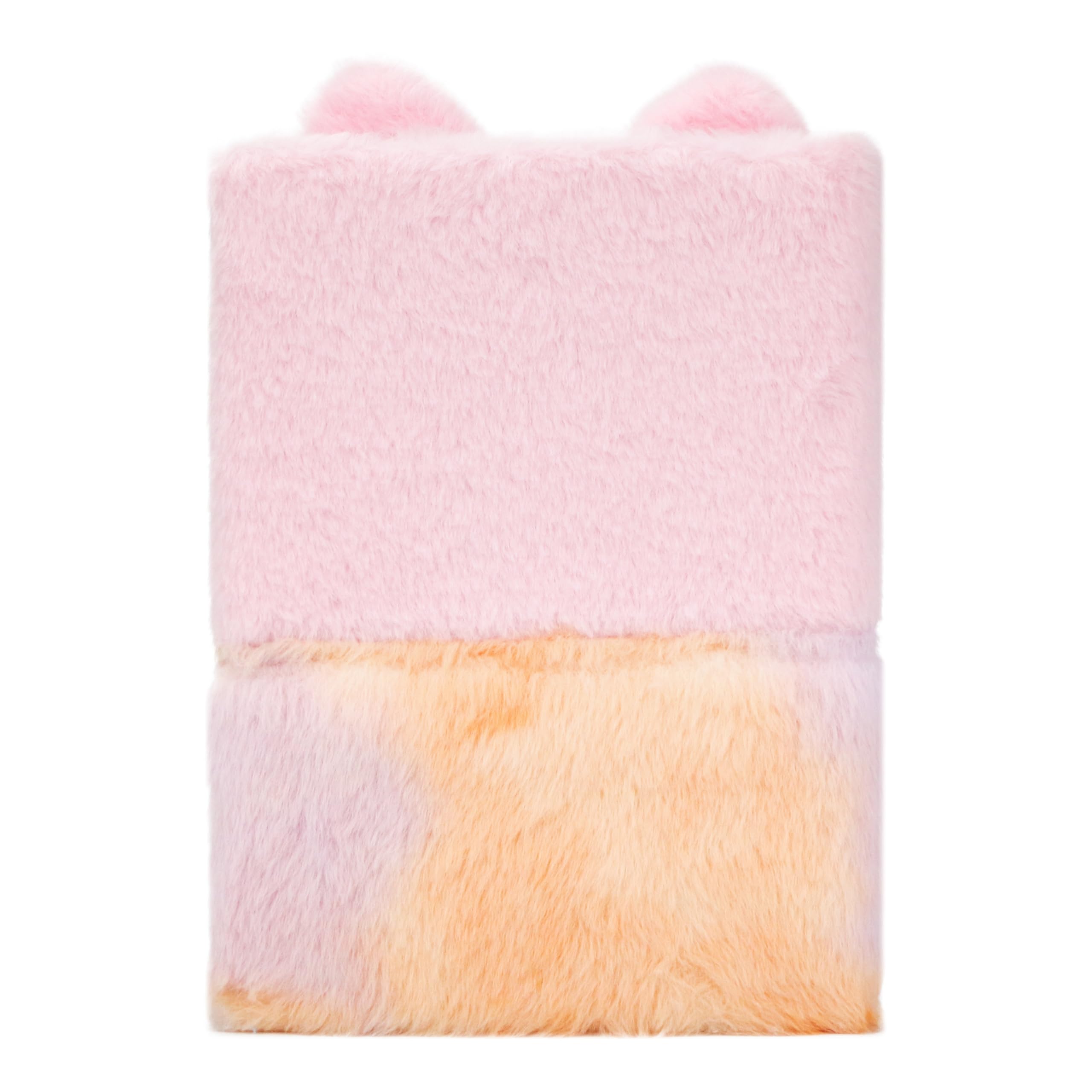 Exerz Quaderno A5 Gatto Rosa Antistress Orecchie Zampe Pieghevoli 160 Pagine a Righe