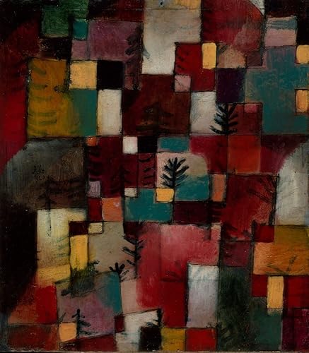 Redgreen and Violet-Yellow Rhythms 1920Poster Print por Paul Klee 18 x 24