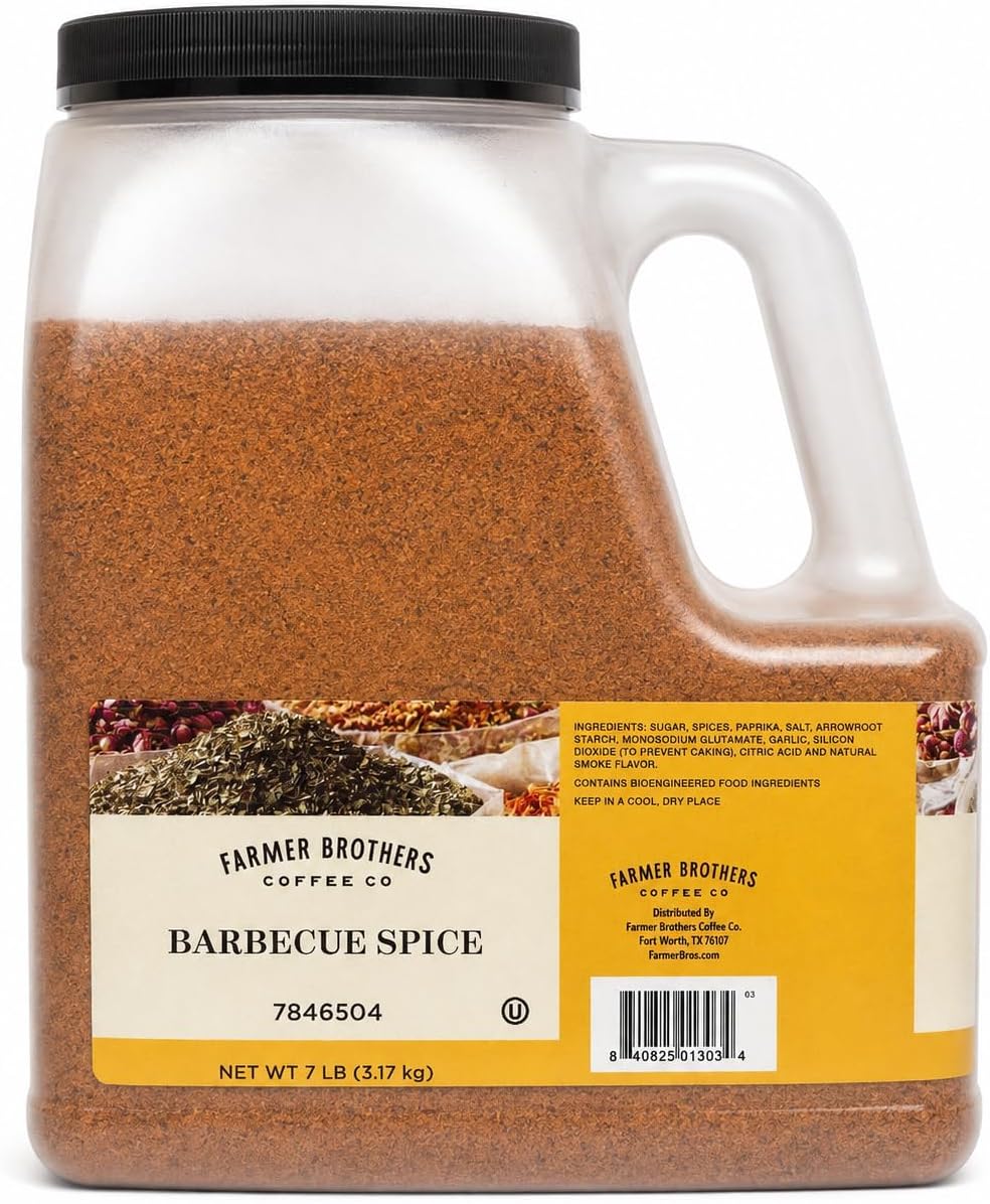 Farmer Brothers Barbecue Spice, Original Cain's Blend, 7 lb Foodservice Tub