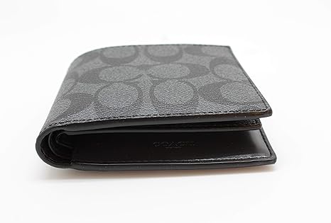 未使用‼️ コーチ　COACH シグネチャー　財布　お札入れ　Ｆ74993 黒 COACH - ◎◎COACH コーチ メンズ 財布 札入れ シグネチャー