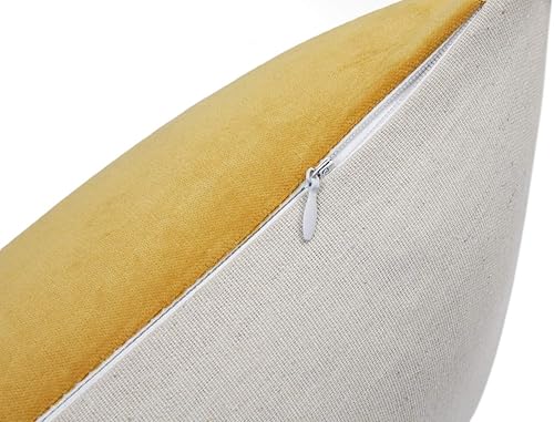 Miniatura 9 de Juego de 2 fundas de almohada decorativas lumbares de terciopelo de algodón suave de 12 x 20 pulgadas para sofá, oficina, dormitorio, dormitorio,