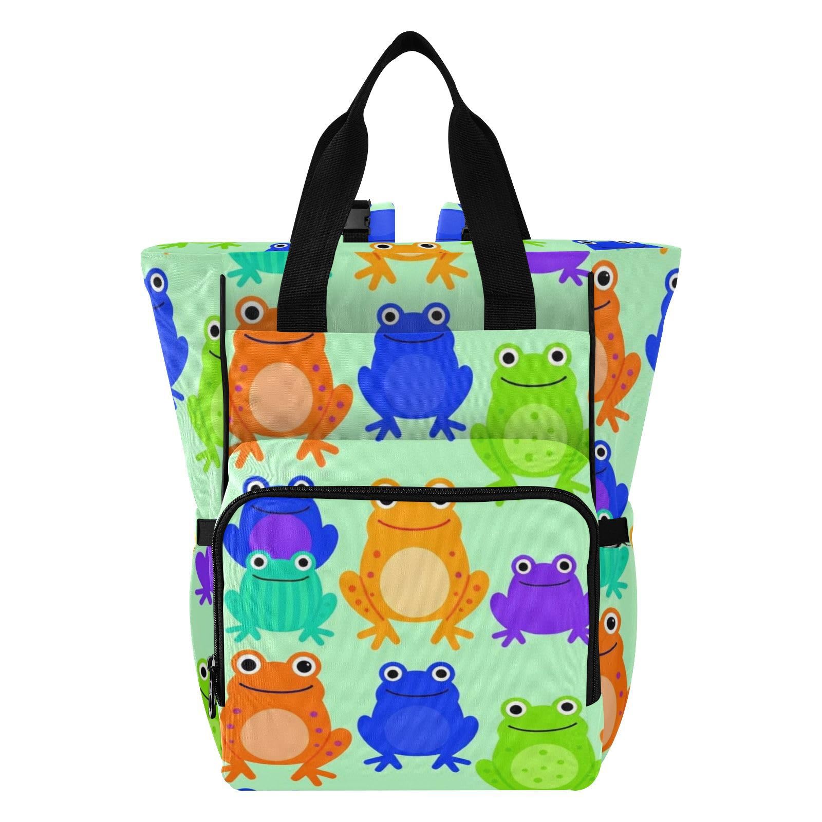 Bolsas de bebé para mamá, diseño de rana colorida