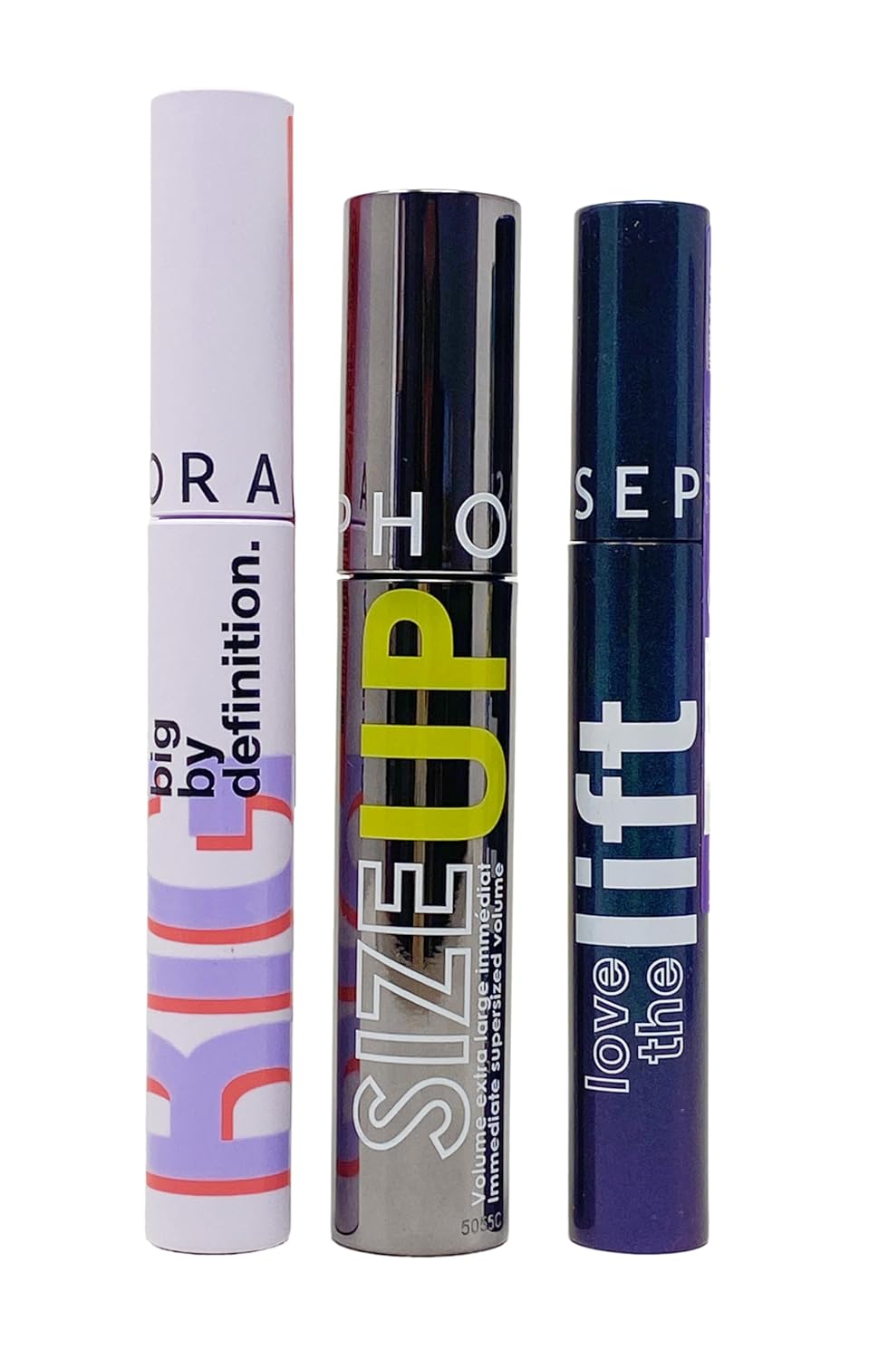 Sephora Collection Mascara Trio Set - Love The Lift, Size Up and Big By Definition - Image 2
