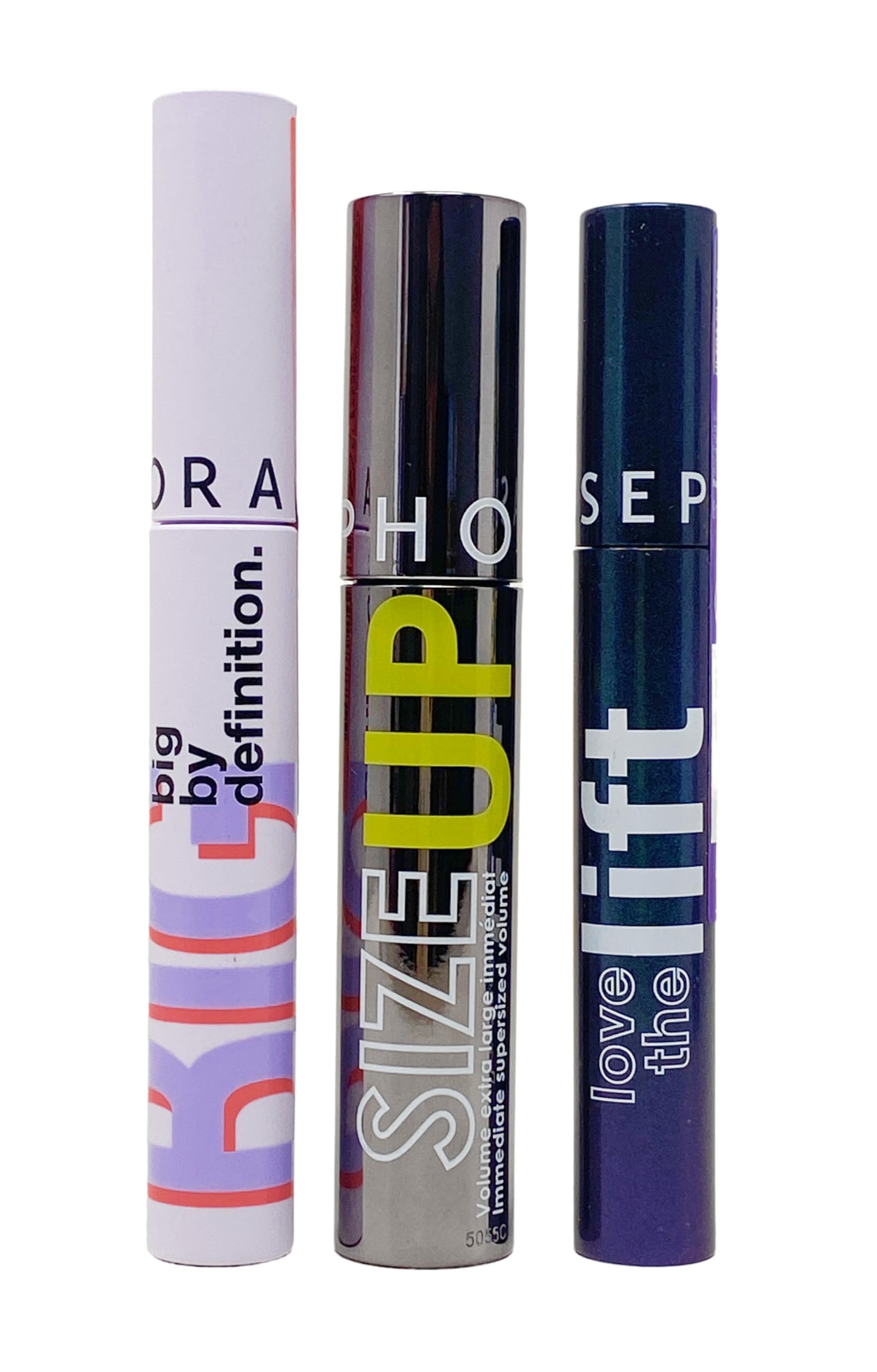 Sephora Collezione Mascara Trio Set – Love The Lift, Size Up and Big By Definition