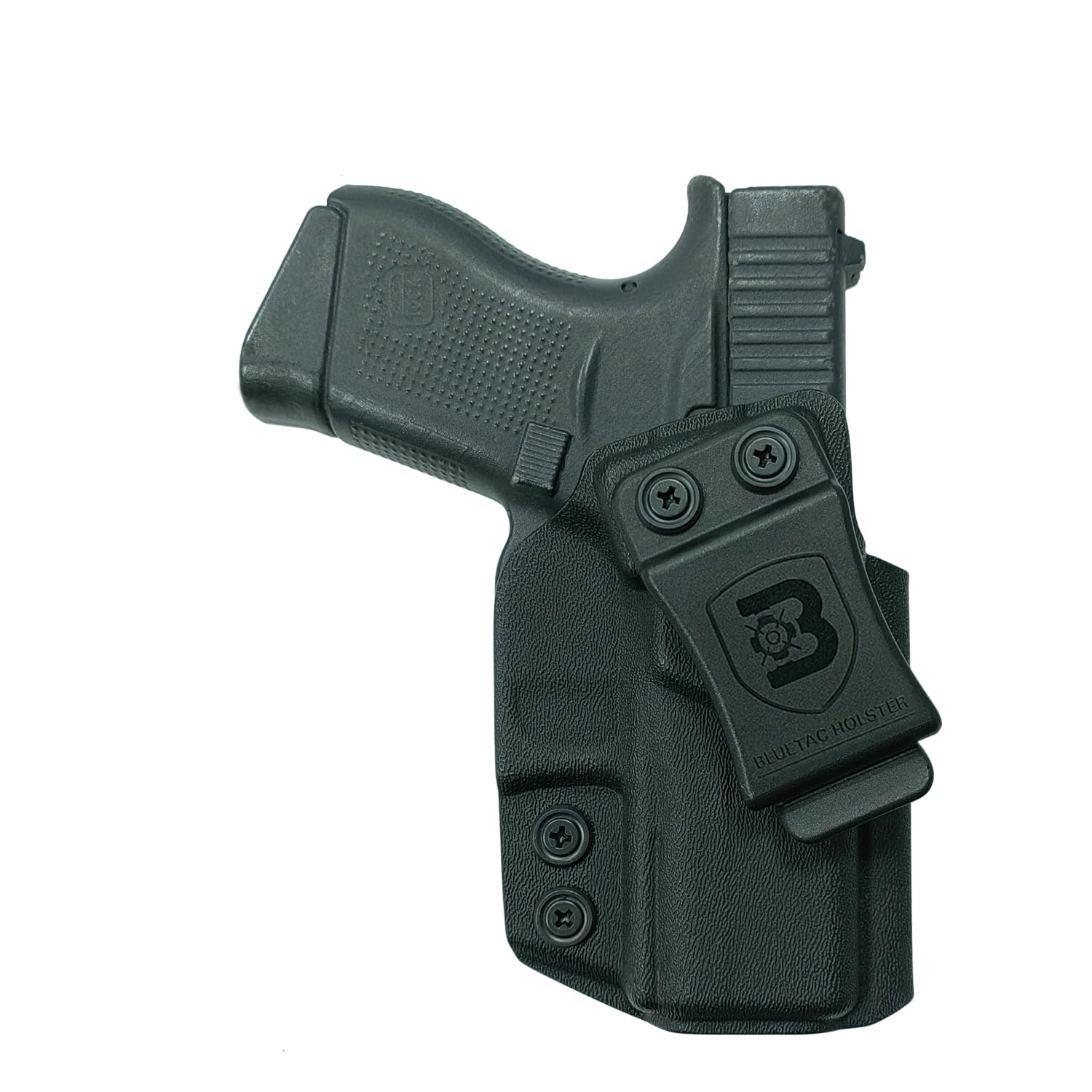 B Bluetac Kydex IWB Holster, Works with Various Optics Sight