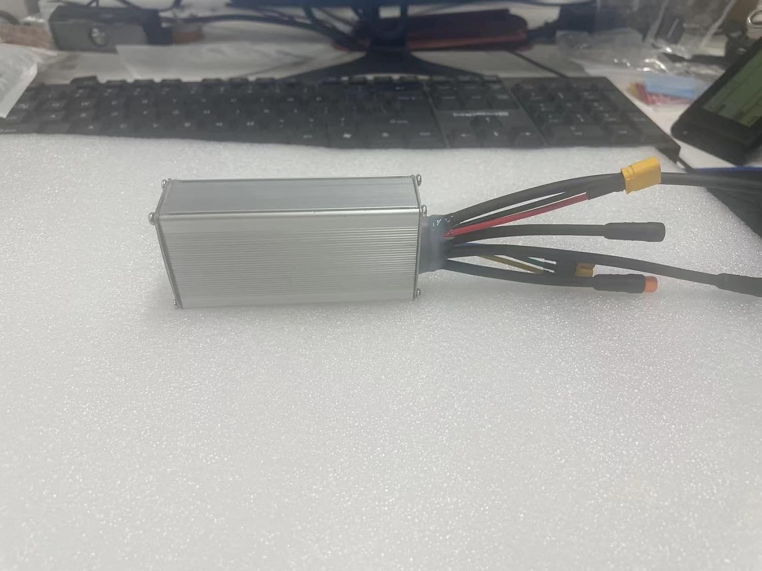 Electric bicycle controller, LSW1542-1-6F 36V 12A Motor Speed Brushless Controller Replacement for Electric Bicycle, E-bike Scooter Electric Scooter Tricycle 36V Aluminium Alloy Electric Controller
