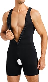 TAILONG Mens Bodysuit Shapewear for Tummy Control Gynecomastia Compression Shirts Full Body Shapewear Fajas