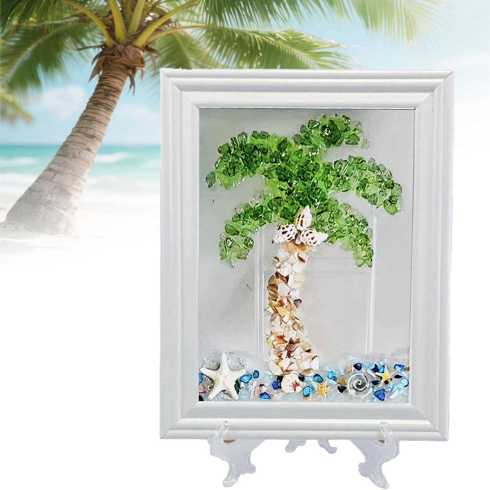 Sea Glass Art Kits - DIY Resin Mosaic Art -9