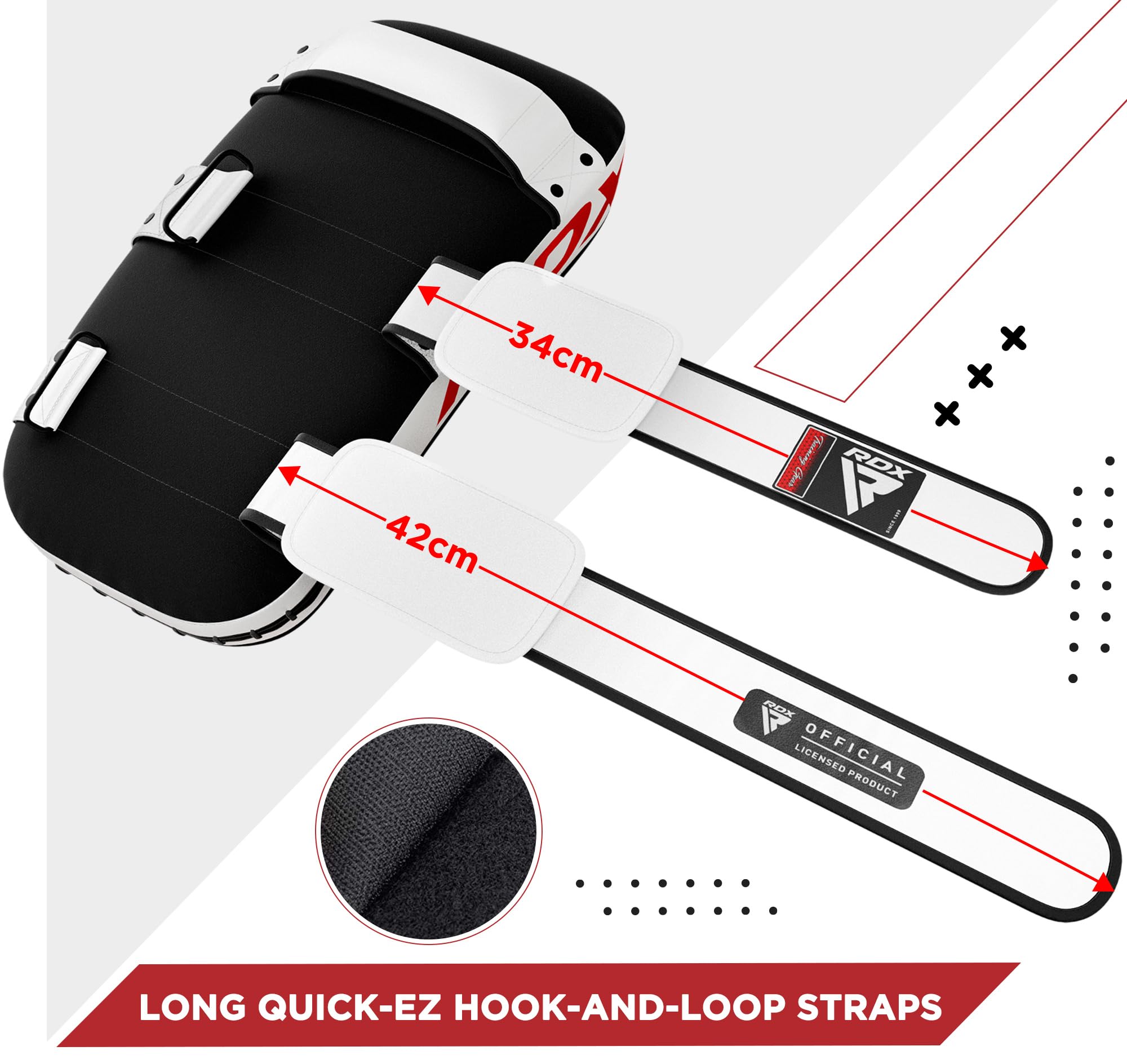 RDX Colpitori In Arti Marziali Allenamento, Maya Hide Pelle, Scudo Sciopero Thai Pao Pads, Strike Pastiglie Scudo Boxe, Muay Thai Kick Boxing MMA Taekwondo,Pacchetto Contiene Pezzo Unico (Un solo pad)