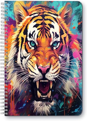 Miniatura 31 de Cuaderno de espiral, doble alambre en espiral, diario de composición escolar, suministros para la escuela y la oficina, 100 páginas, 5.71 x 8.26