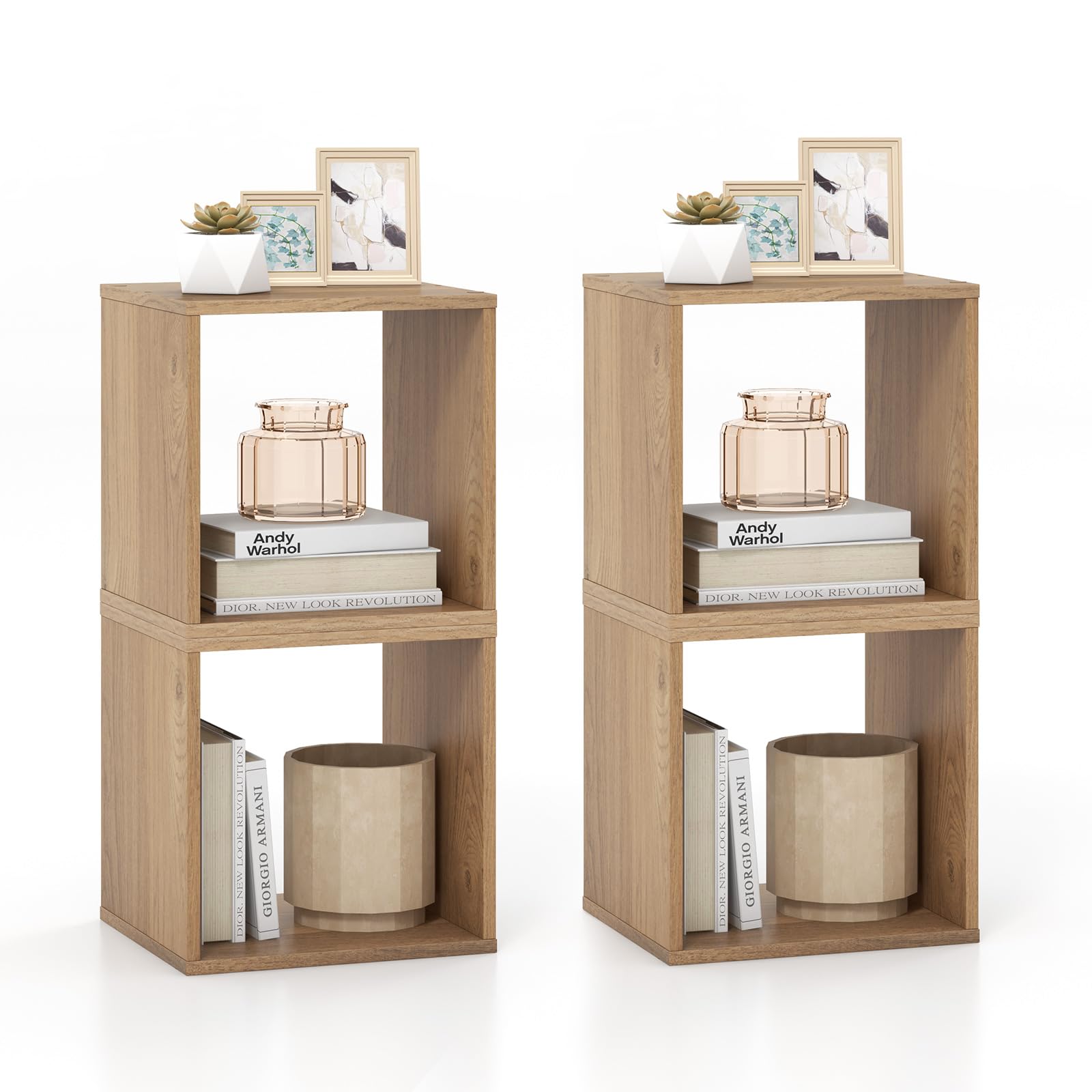 Amazon.com: LOKO Stackable 2 Cube Storage Organizer, 2-Tier