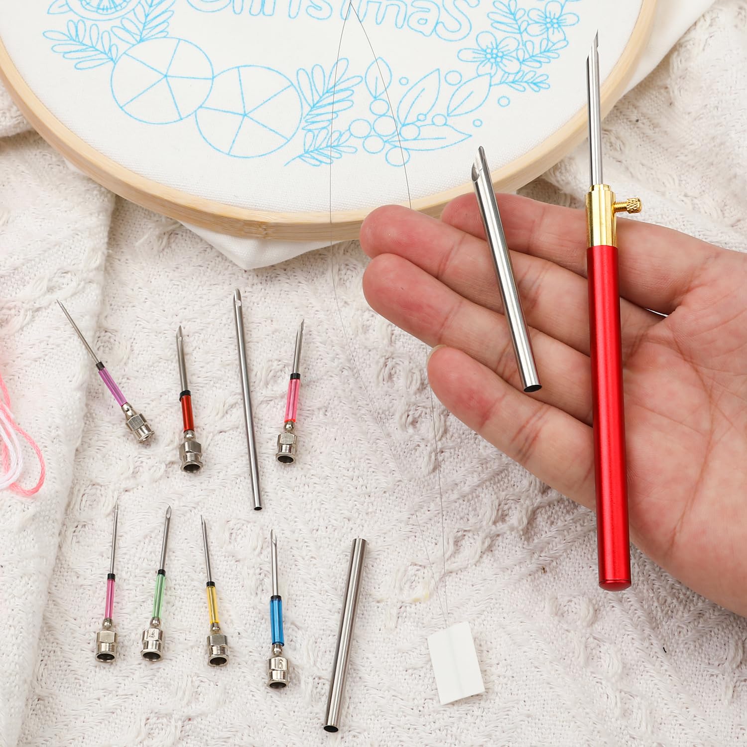 【新品未使用】Needles Set-Up S Amazon.com: Big Eye Steel Sewing Needles Kit, Stainless