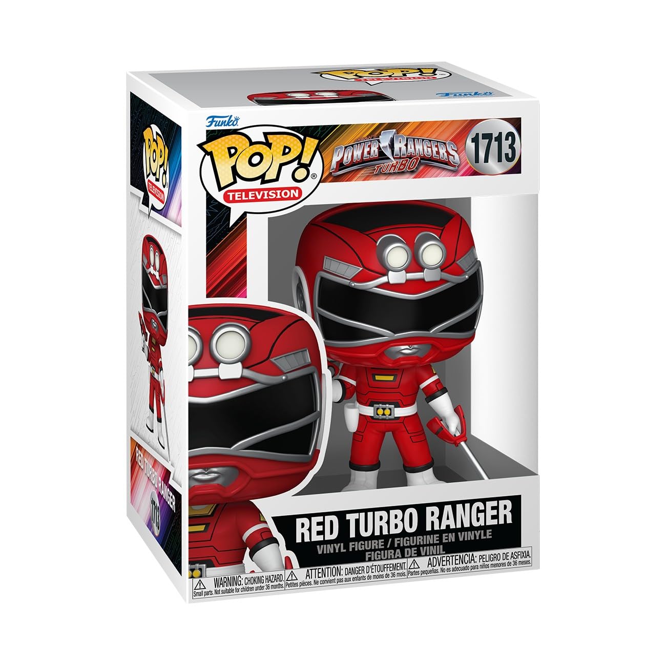 Amazon.com: Funko Pop! TV: Power Rangers Turbo - Red Turbo Ranger