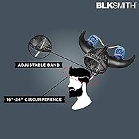 Vista 7 de BLKSMITH Casco para beber, sombrero vikingo con pajitas con capacidad para 2 latas, ajustable para adaptarse a cabezas de 16 a 24 pulgadas, regalos