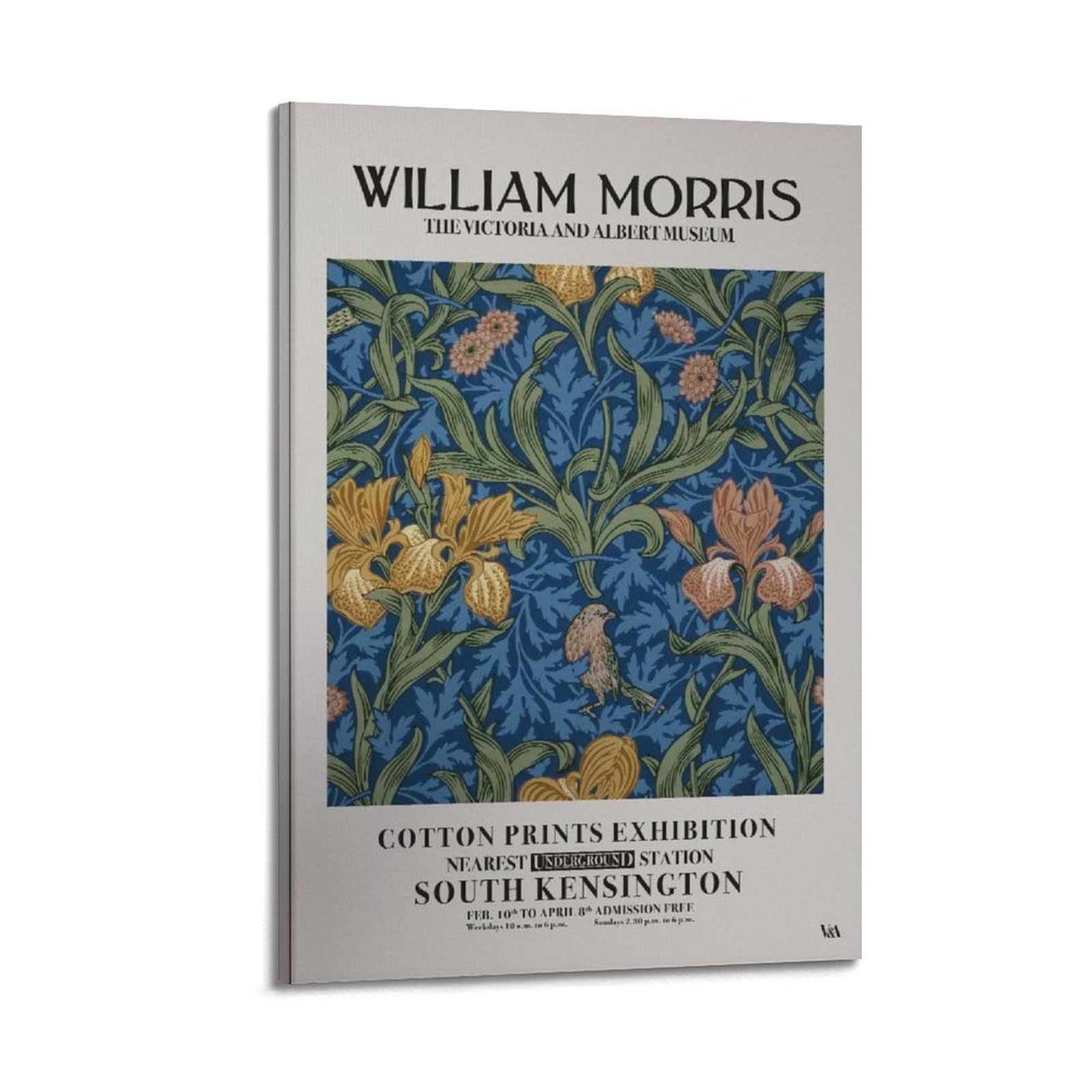 xiaoxiaoshen William Morris Botanical Nouveau Canvas Poster Wall Art Prints Room Aesthetic Murals Bedroom And Living Decorations 24x36inch(60x90cm)