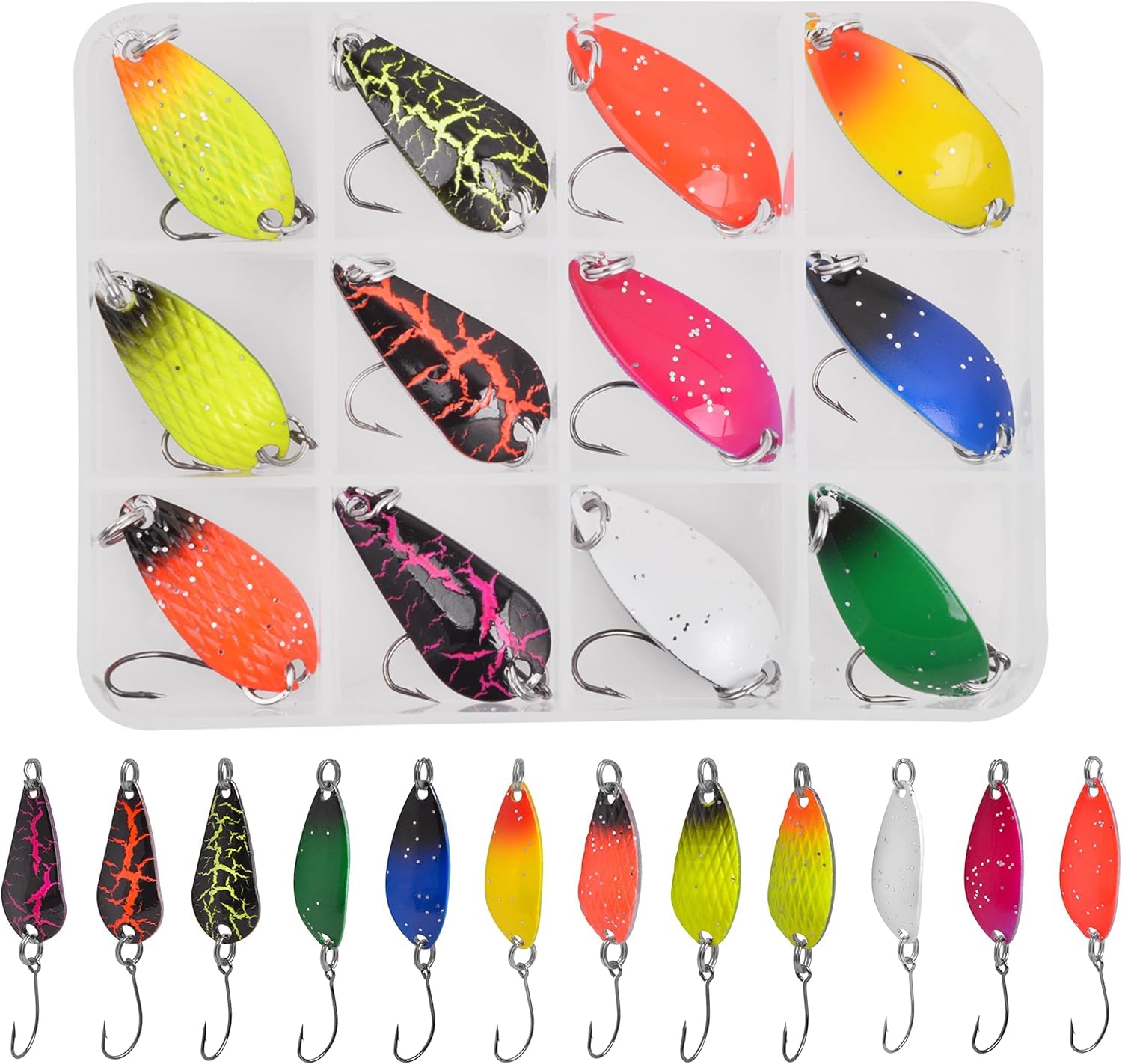 メタルスプーンルアーセット Amazon.co.jp: 20枚 セット スプーン ル ルアー メタル スプーン