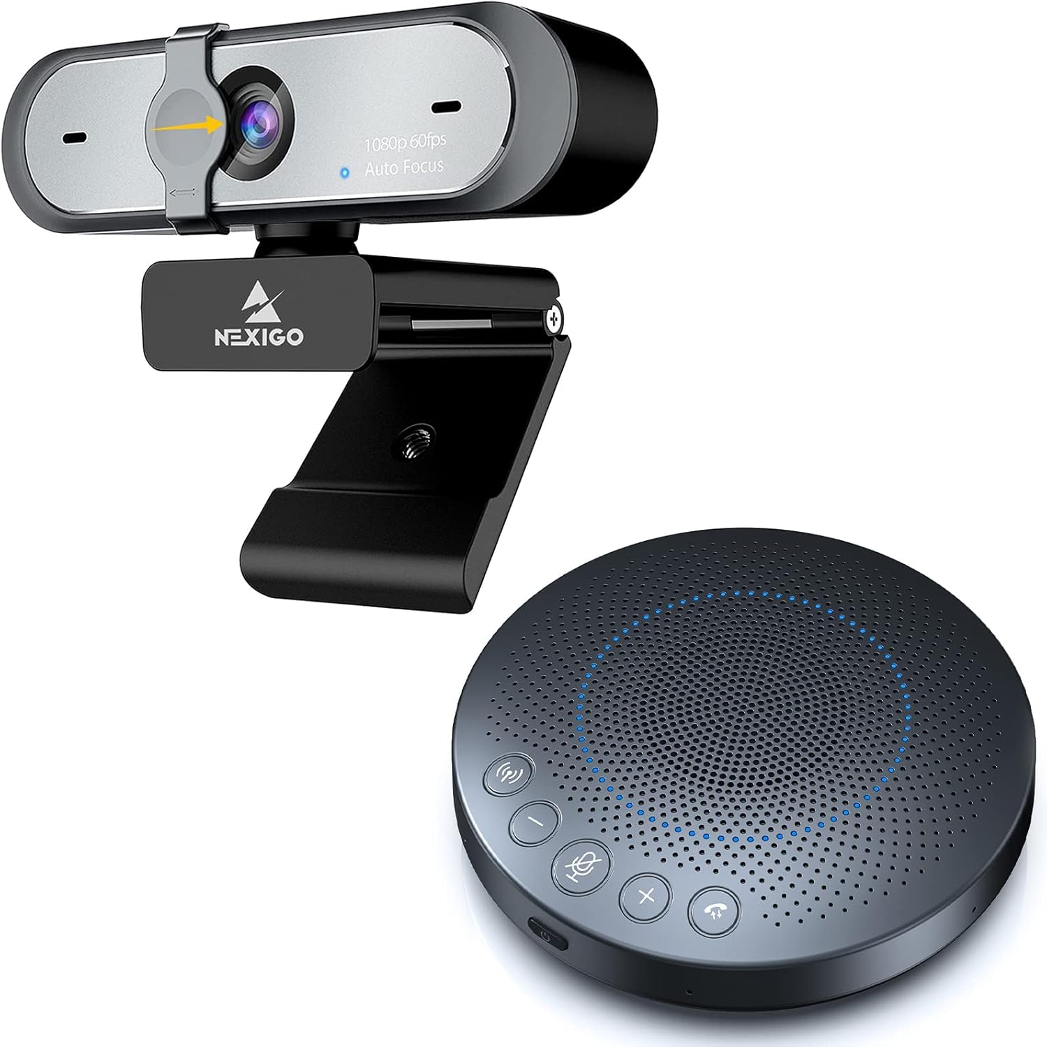 NexiGo 60FPS 1080P cam Kits, N660P FHD  Camera with