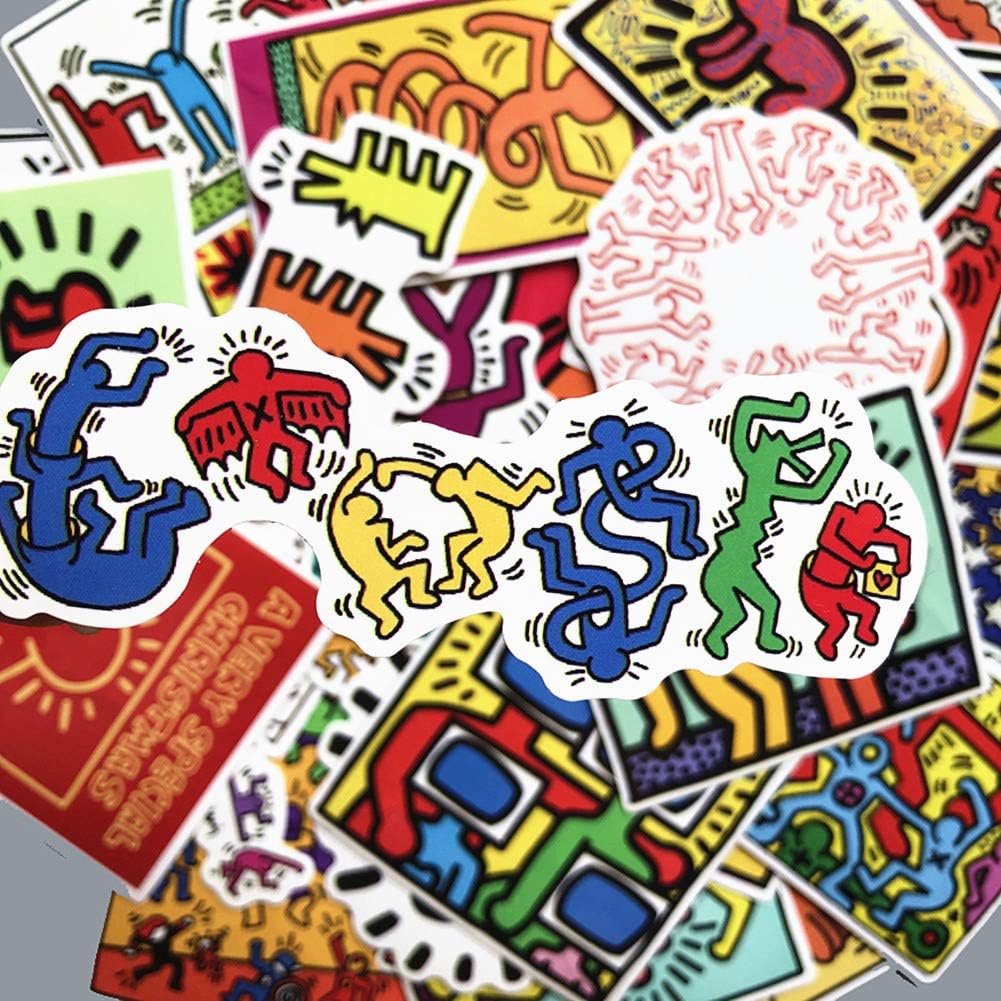 Amazon ジャション クラットブ Keith Haring 落書きアート ステッカー シール50枚ステッカーセット ステッカー 防水 日焼け止め ステッカー ブランド スーツケースステッカー お気に入りのスーツケース ギター バイク 自転車 水のボトル ヘルメット パソコン Amazon ジャション クラットブ Keith Haring 落書きアート ステッカー シール50枚ステッカーセット ステッカー 防水 日焼け止め ステッカー ブランド スーツケースステッカー お気に入りのスーツケース ギター バイク 自転車 水のボトル ヘルメット パソコン