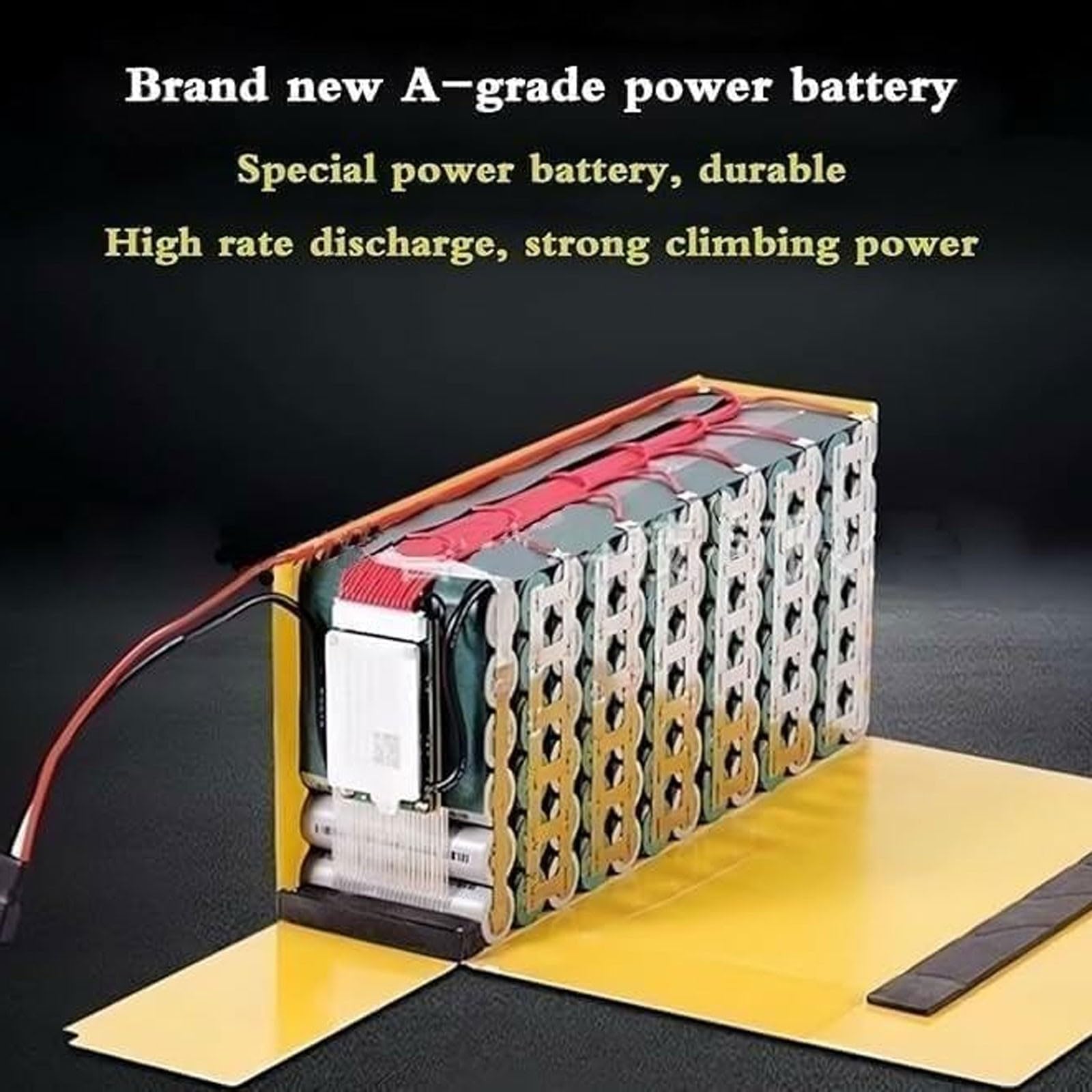 Batteria agli ioni di litio per bici elettrica da 72V 100Ah 20S2P con protezione BMS integrata caricatore Lunga durata della batteria per motori da 200-1000W 72V 100Ah,2line+DC
