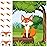 ASTARON Pin The Tail on The Fox Party Game with 30 Tail Stickers for Forest Farm Birthday Supplies Pin Game, Boys Girls Animal Party Favors Christmas Decorations
