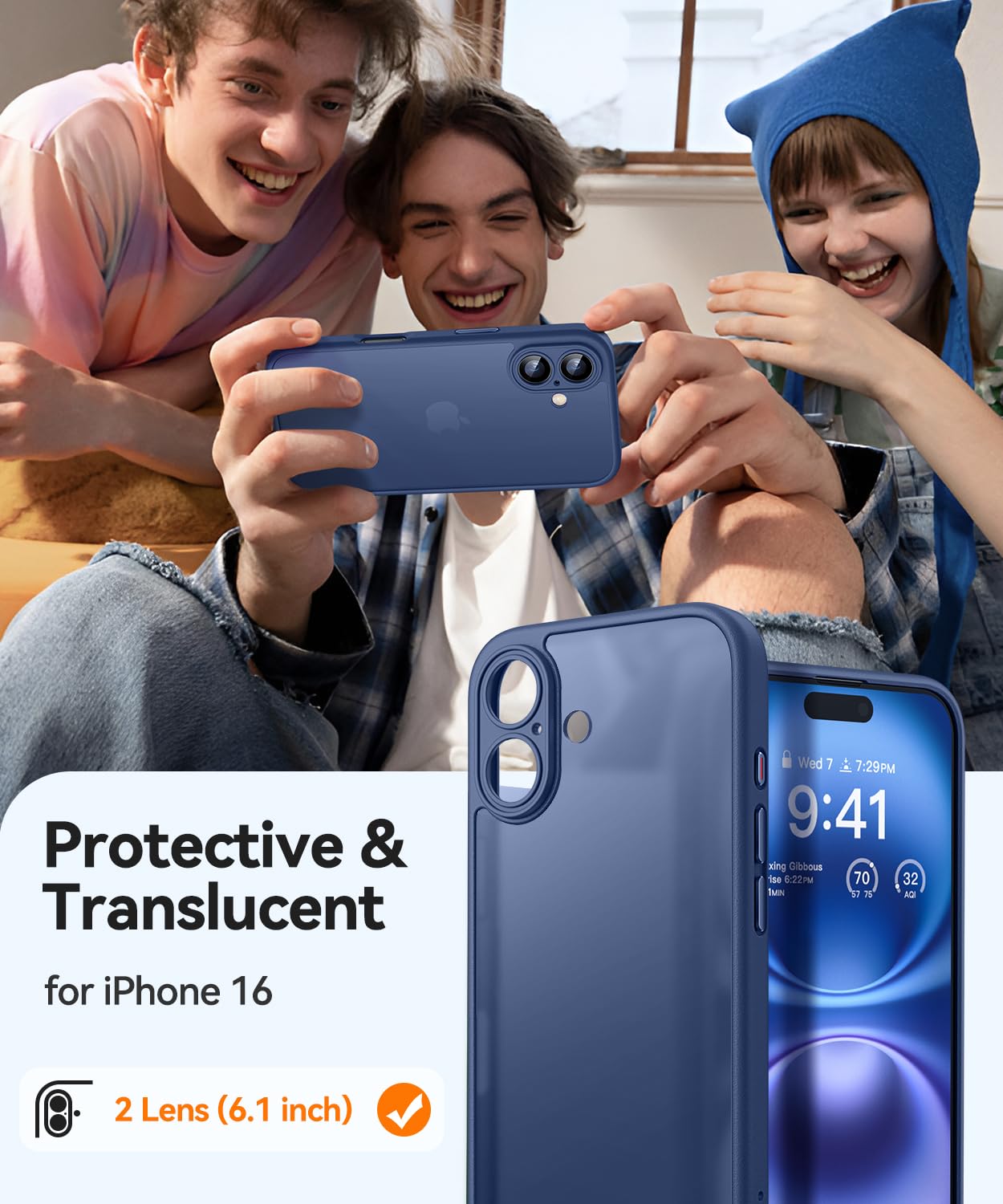 CANSHN Matte for iPhone 16 Case - Image 2