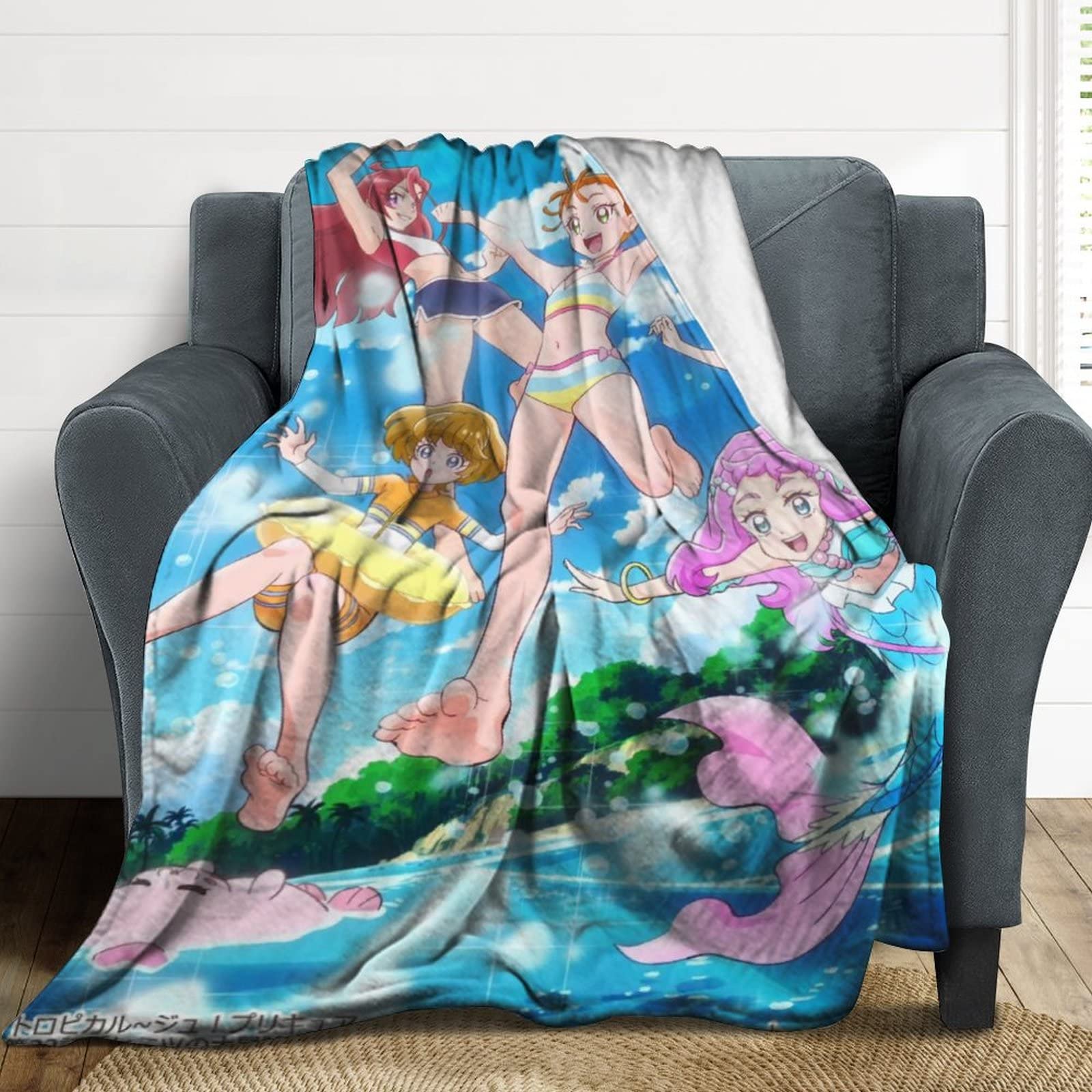 Amazon｜ふたりはプリキュアおしゃれで洗える超柔らかい布団毛布