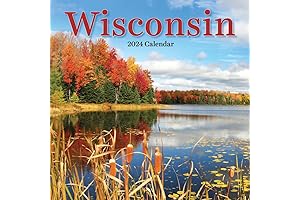 TF Publishing 2024 Wisconsin Wall Calendar